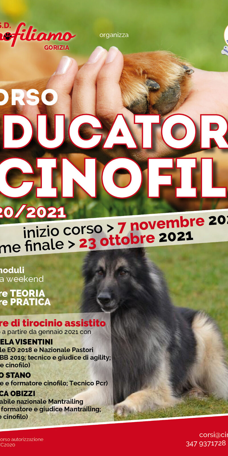 Corso Educatori Cinofiliamo 2020