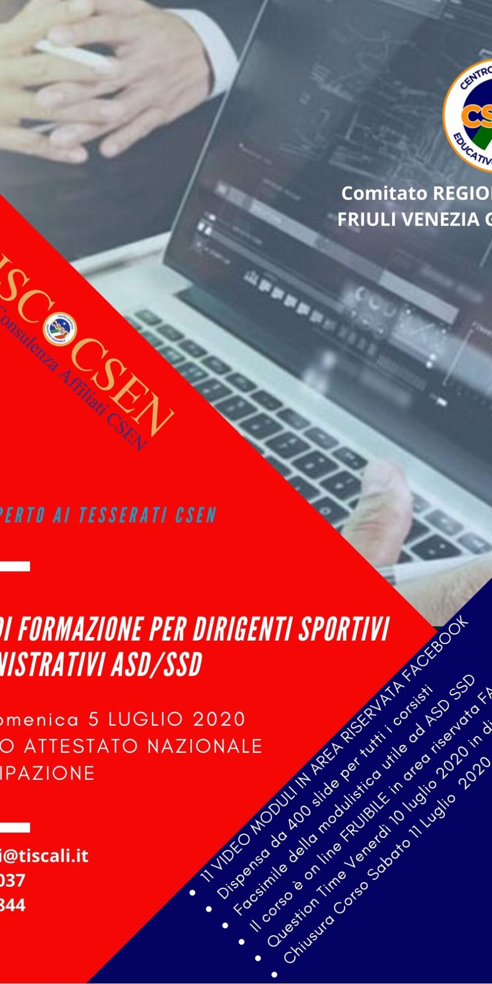 csen friuli 5 luglio 2020