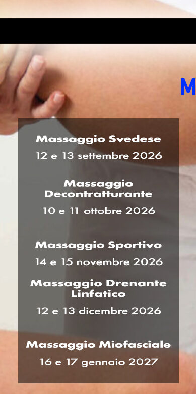 massaggiatore sportivo CSEN-CORSI-FVG